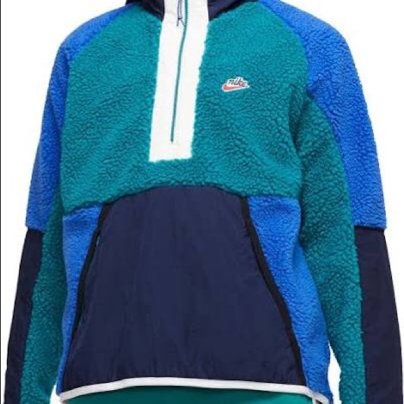 nike heritage half zip jacket